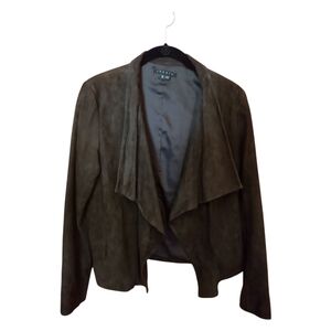 Theory Lambskin Leather Jacket, Medium